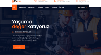 İnşaat Firması Web Tasarım